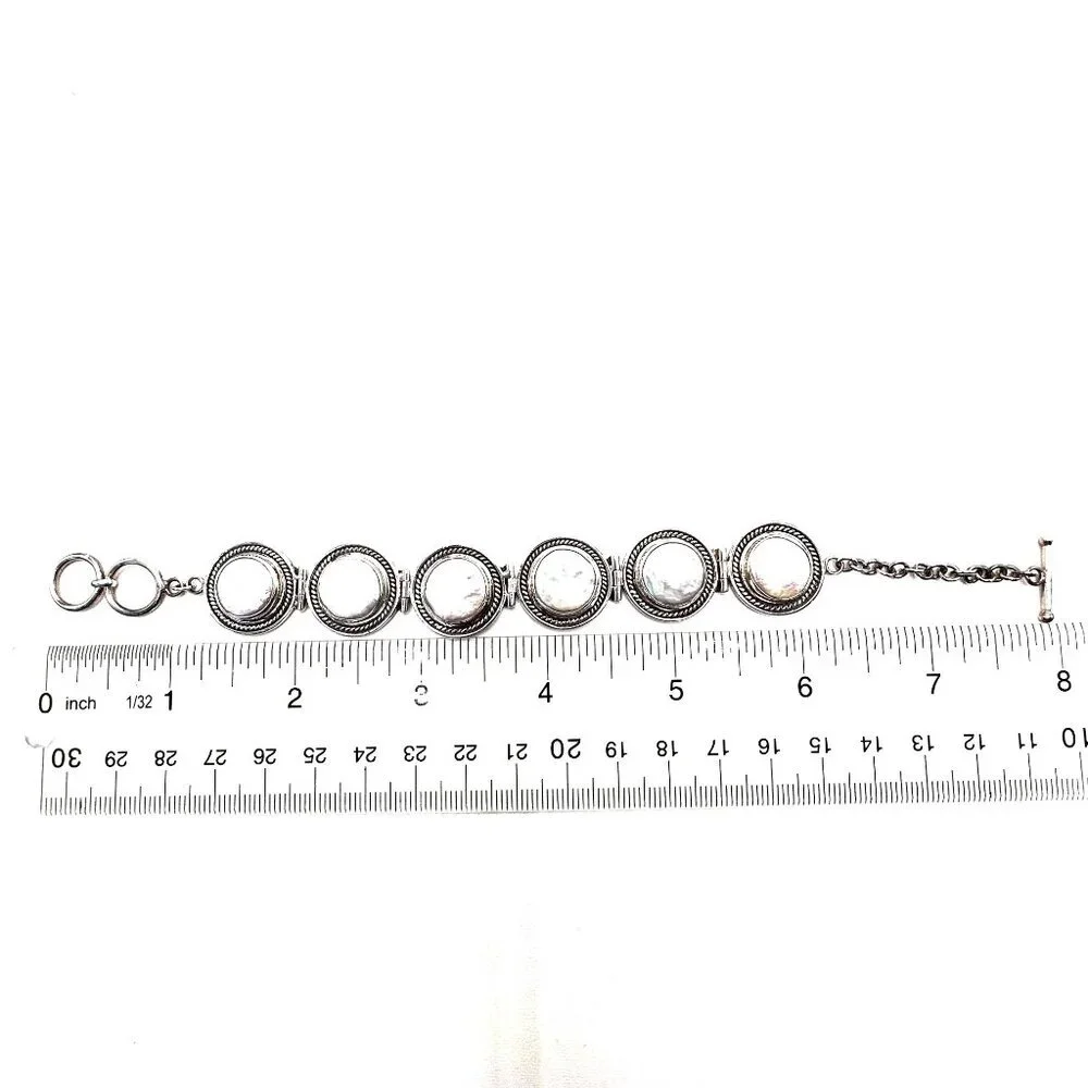 Merav Womans Bracelet Sterling Silver Freshwater Pearl Best Jewelry Gift